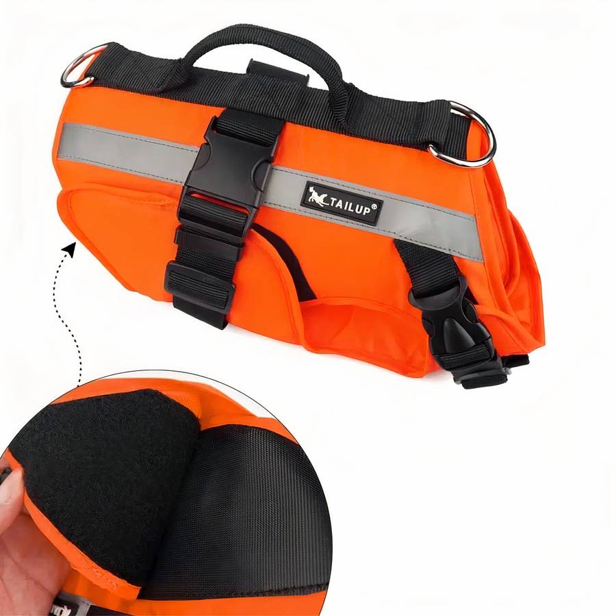 Gilet de sauvetage pour chien Gilet sauvetage chien Vêtement chien a7796c561c033735a2eb6c: Orange