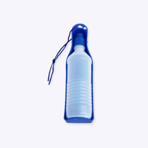 Bouteille d’eau portable en plastique pour chien Accessoire chien Gourde pour chien couleur: Bleu|