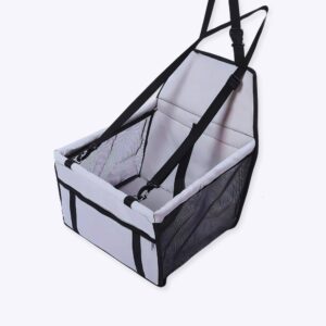 Siège auto pour chien pliable et sécurisant Caisse transport chien Transport chien couleur: |Gris