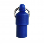 Pendentif en forme de bouteille pour chien Accessoire chien Collier chien Couleur: Bleu