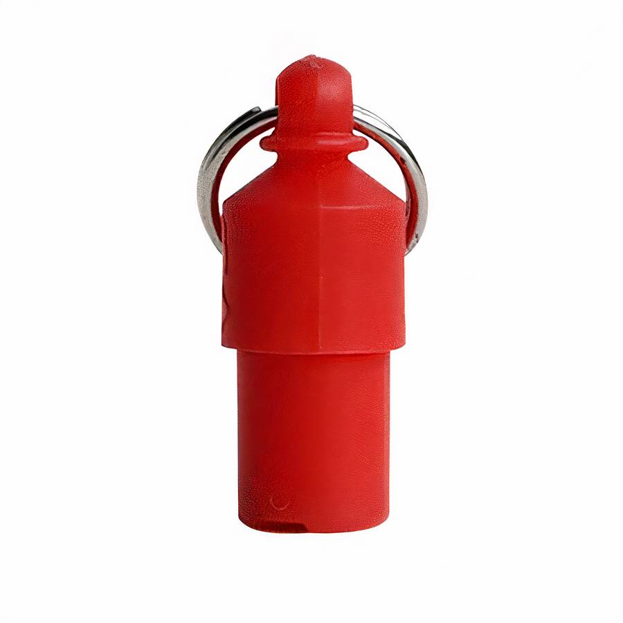 Pendentif en forme de bouteille pour chien Accessoire chien Collier chien Couleur: Rouge