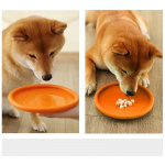 Soucoupe volante en Silicone pour chien Accessoire chien Jouets pour chien couleur: Orange|Rouge|Vert|Violet