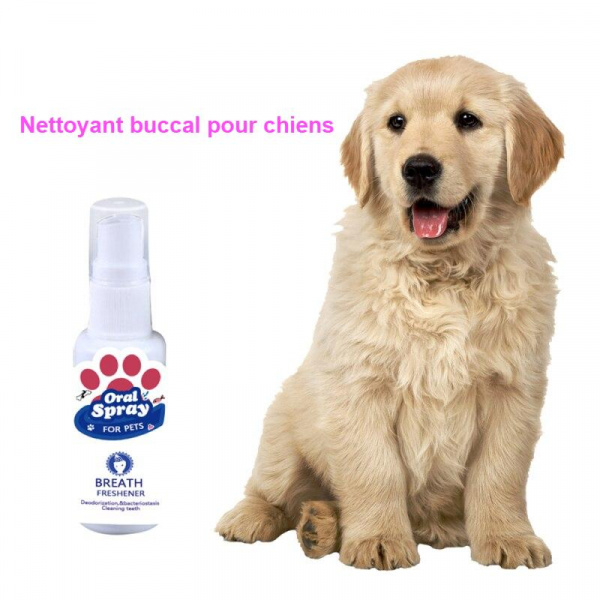 Spray de soins buccal pour chien Hygiène chien taille: 30ml