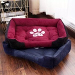 Lit luxueux et confortable pour chien Couchage chien Lit pour chien a7796c561c033735a2eb6c: Bleu|Rouge
