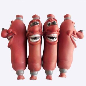 Jouet à mâcher en forme de saucisse pour chiens Accessoire chien Jouets pour chien a7796c561c033735a2eb6c: Marron