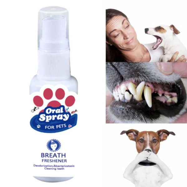Spray de soins buccal pour chien Hygiène chien 87aa0330980ddad2f9e66f: 30 ml