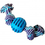 Jouet à la corde pour chiens Accessoire chien Jouets pour chien Couleur: Bleu