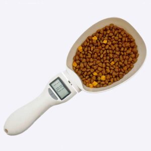 Balance d’alimentation pour chien Accessoire chien Gamelle chien couleur: Blanc