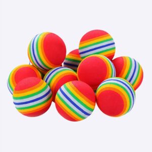 Balle arc-en-ciel pour chien Accessoire chien Jouets pour chien couleur: Rouge