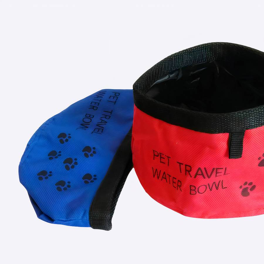 Bol d'alimentation portable pour chien Bol d’alimentation portable pour chien Accessoire chien Gamelle chien couleur: Bleu|Rouge