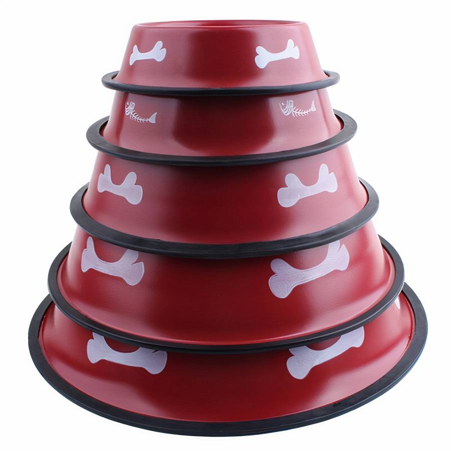 Jolie gamelle à motif d’os pour chien Bols antidérapants pour chiens Accessoire chien Gamelle chien a7796c561c033735a2eb6c: Bleu|Noir|Rouge|Vert