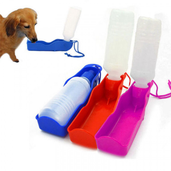 Bouteille d’eau pliable et portable pour chiens Accessoire chien Gourde pour chien taille: 250ml|500ml
