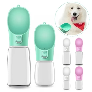 Bouteille portable pour chiens Accessoire chien Gourde pour chien couleur: Blanc|Rose|Vert