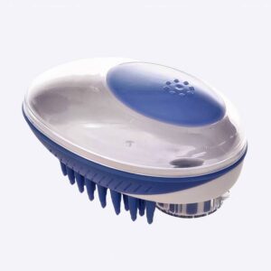 Brosse de bain en silicone pour chien Anti-puce chien Hygiène chien couleur: Bleu|Vert