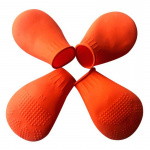 Chaussure imperméable antidérapante pour chien Chaussette pour chien Vêtement chien Taille: L Couleur: Orange