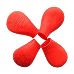 Chaussure imperméable antidérapante pour chien Chaussette pour chien Vêtement chien Taille: L Couleur: Rouge