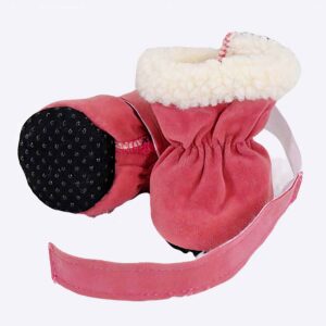 Chaussures de chien pour hiver Chaussure pour chien Vêtement chien couleur: Bleu|Rose