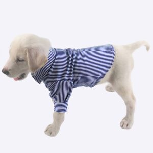 Chemise à rayures pour chien Déguisement pour chien Vêtement chien couleur: Bleu|Rouge