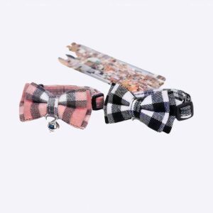 Collier à carreau chic pour chien Accessoire chien Collier chien couleur: Blanc|Bleu|Orange|Rose|Rouge|Vert