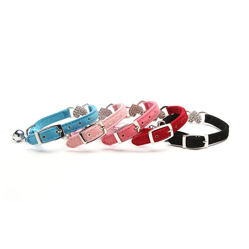 Collier en velours doux pour chien Accessoire chien Collier chien couleur: Bleu|Noir|Rose|Rouge|Violet