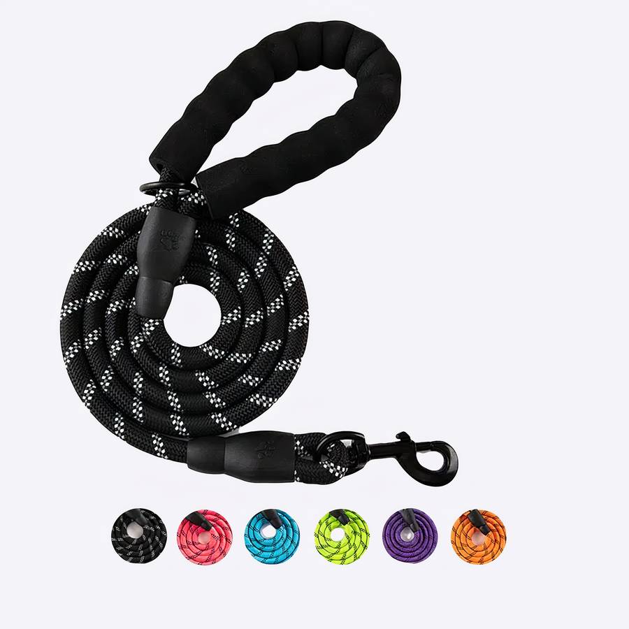 Corde de laisse pour chien Corde de laisse pour chien Accessoire chien Laisse chien couleur: Bleu|Noir|Orange|Rose|Rouge|Vert|Violet