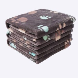 Couverture d’hiver en flanelle pour chien Couchage chien Couverture chien couleur: Blanc|Gris|Gris clair|Jaune|Marron|Noir|Rose|Violet