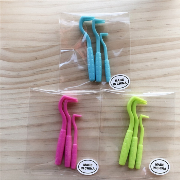 Détacheur de tique à crochet pour chien Anti-puce chien Hygiène chien couleur: Bleu|Rose|Vert