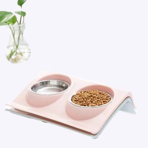 Double gamelle surélevée pour chien Accessoire chien Gamelle chien couleur: Bleu|Rose|Vert