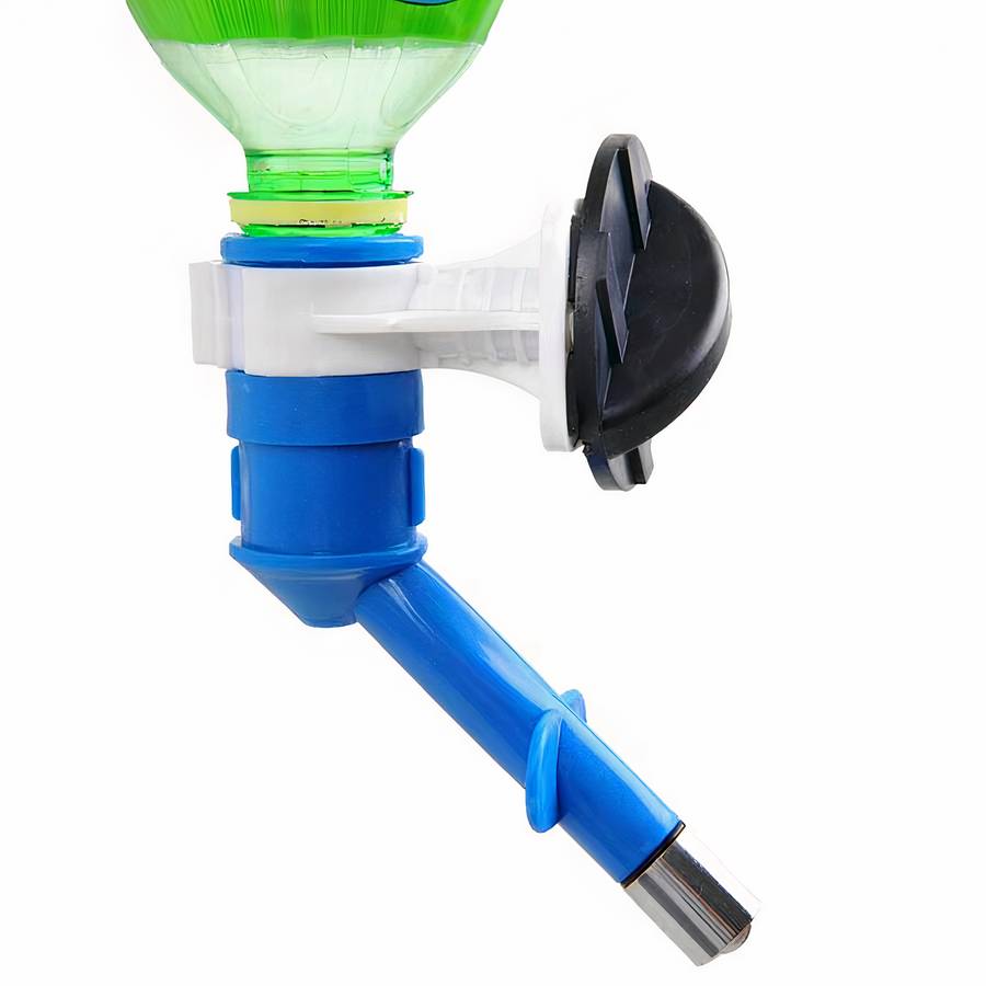 Fontaine à eau pour chien Accessoire chien Gourde pour chien Matériau: Métal et plastique