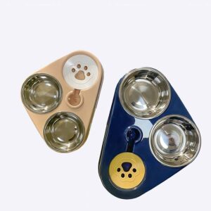 Gamelle 3 en 1 pour chien Accessoire chien Gamelle chien couleur: Bleu|Rose|Vert
