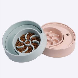 Gamelle anti-glouton pour chiens Accessoire chien Gamelle chien couleur: Rose|Vert