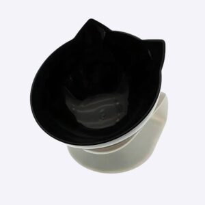 Gamelle inclinée pour chien Accessoire chien Gamelle chien Couleur: Noir