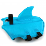 Gilet de sauvetage en forme de requin pour chiens Gilet sauvetage chien Vêtement chien Taille: XS Couleur: Bleu