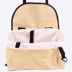 Hamac de voyage pour chien Porte-chien Transport chien couleur: Beige|Vert