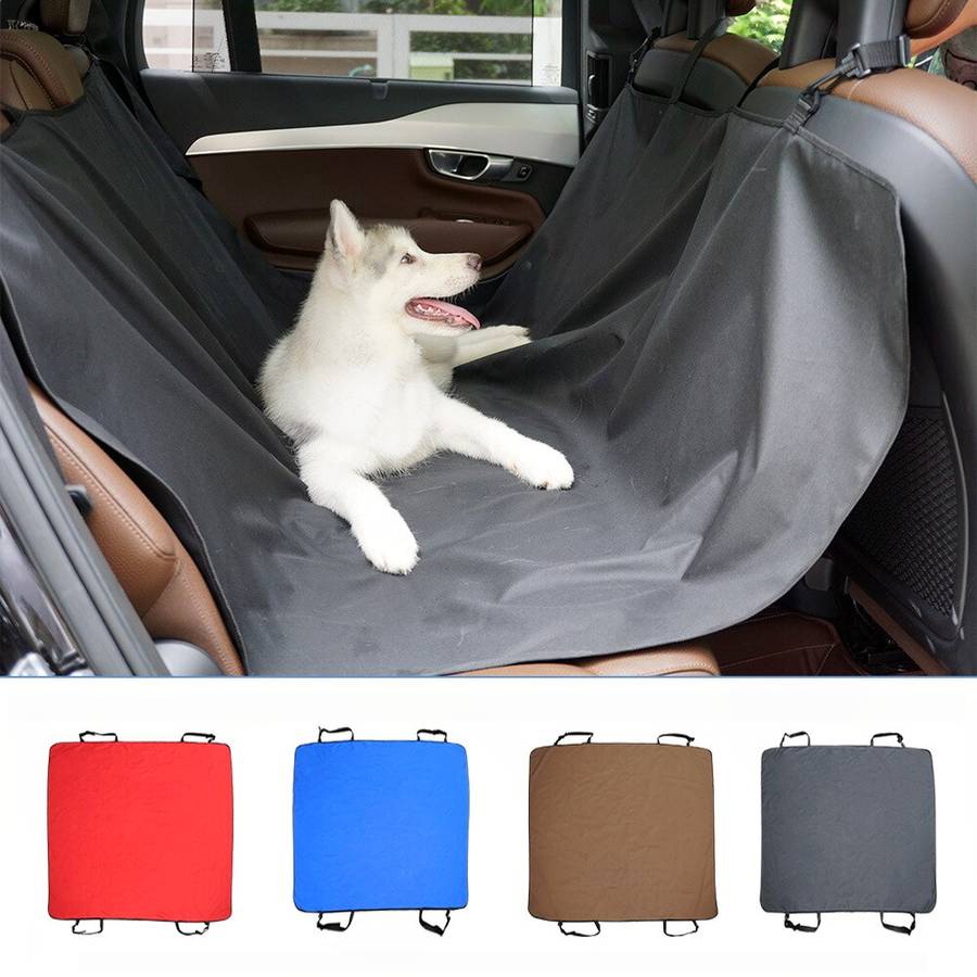 Housse de protection de siège de voiture pour chien Housse de protection de siège de voiture pour chien Transport chien couleur: Bleu|Gris|Marron|Rouge