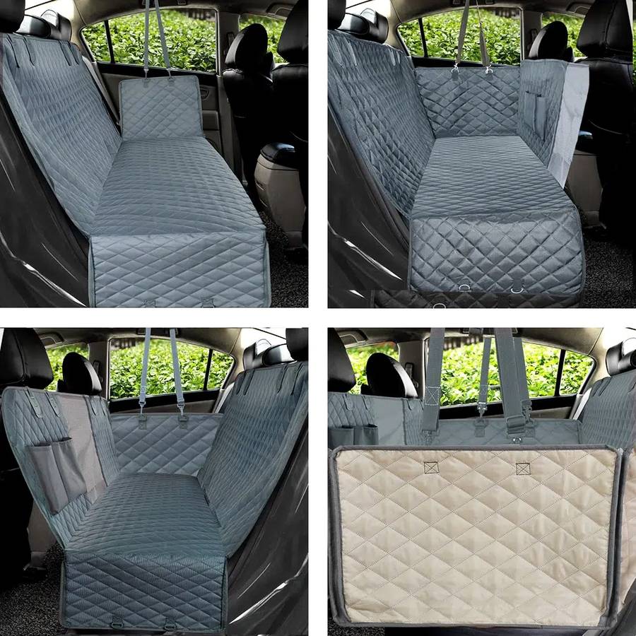 Housse de voiture - tapis pour chien 144x144cm