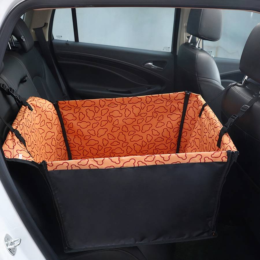 Housse de protection banquette arriere pour transport animaux