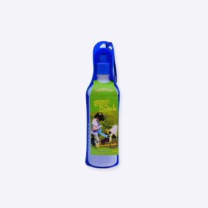 Bouteille d’eau 250ml portable pour chien Accessoire chien Gourde pour chien couleur: Bleu