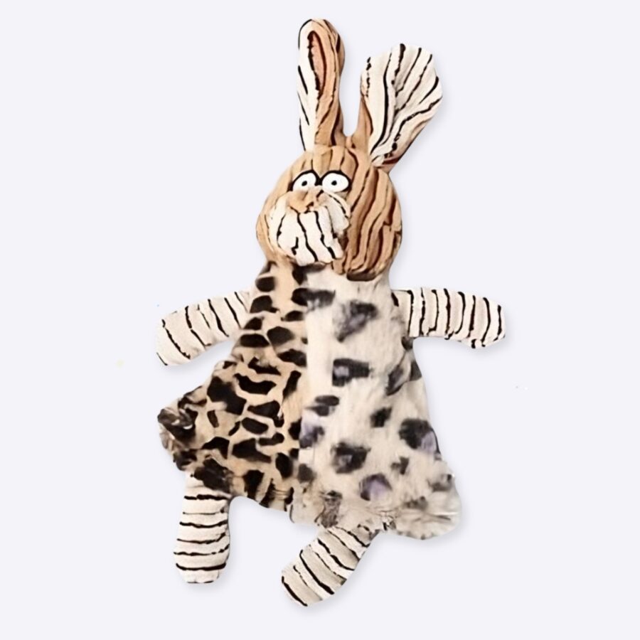 Lapin en peluche pour chien Accessoire chien Doudou pour chien couleur: Beige|Marron