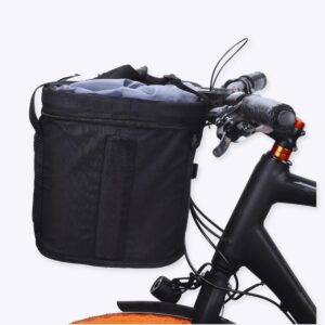 Panier porte-vélo avant pour chiot Panier vélo chien Transport chien couleur: Noir