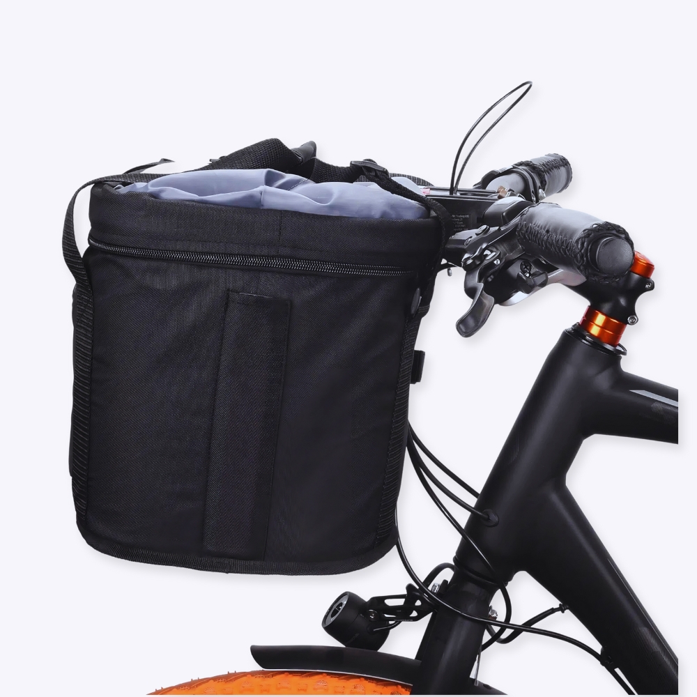 Panier porte-vélo avant pour chiot Panier vélo chien Transport chien couleur: Noir