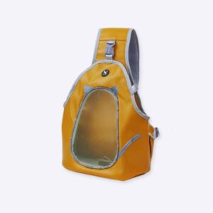 Sac de transport léger pour petit chien Sac à dos pour chien Transport chien couleur: Jaune
