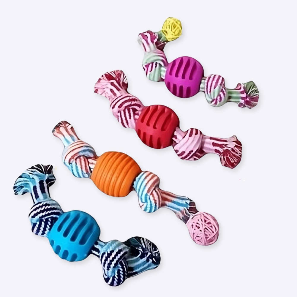 Jouet à la corde pour chiens Accessoire chien Jouets pour chien couleur: Bleu|Orange|Rose|Rouge