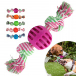 Jouet à la corde pour chiens Accessoire chien Jouets pour chien couleur: Bleu|Orange|Rose|Rouge