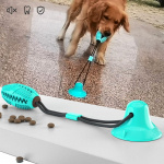 Jouet à tirer à ventouse pour chiens Accessoire chien Jouets pour chien couleur: Bleu|Vert