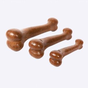 Jouet en forme d’os pour chien Accessoire chien Jouets pour chien couleur: Marron