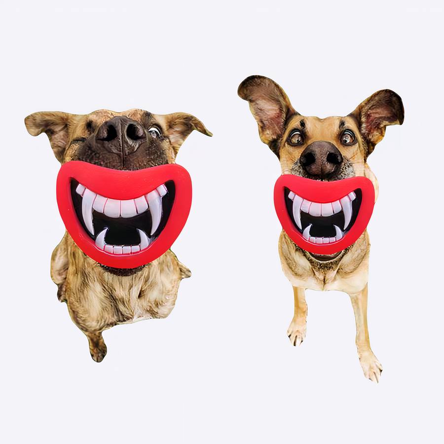 Jouet en forme de hyène pour chien Jouet en forme de hyène pour chien Accessoire chien Jouets pour chien couleur: Rouge