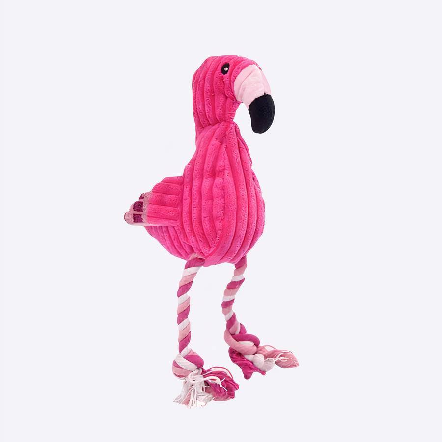 Jouets en forme de flamant rose pour chien Jouets en forme de flamant rose pour chien Accessoire chien Jouets pour chien couleur: Rose