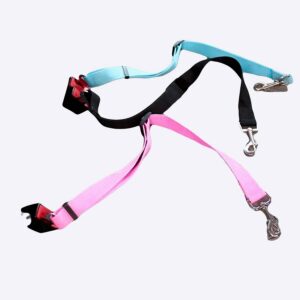 Laisse de voiture pour chien Accessoire chien Harnais chien couleur: Bleu|Gris|Noir|Orange|Rose|Rouge|Vert