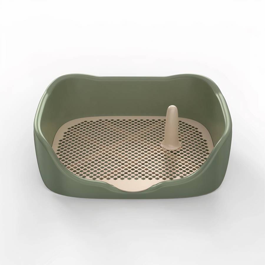 Litière d’intérieur pour chien Hygiène chien Litière chien Taille: L Couleur: Vert